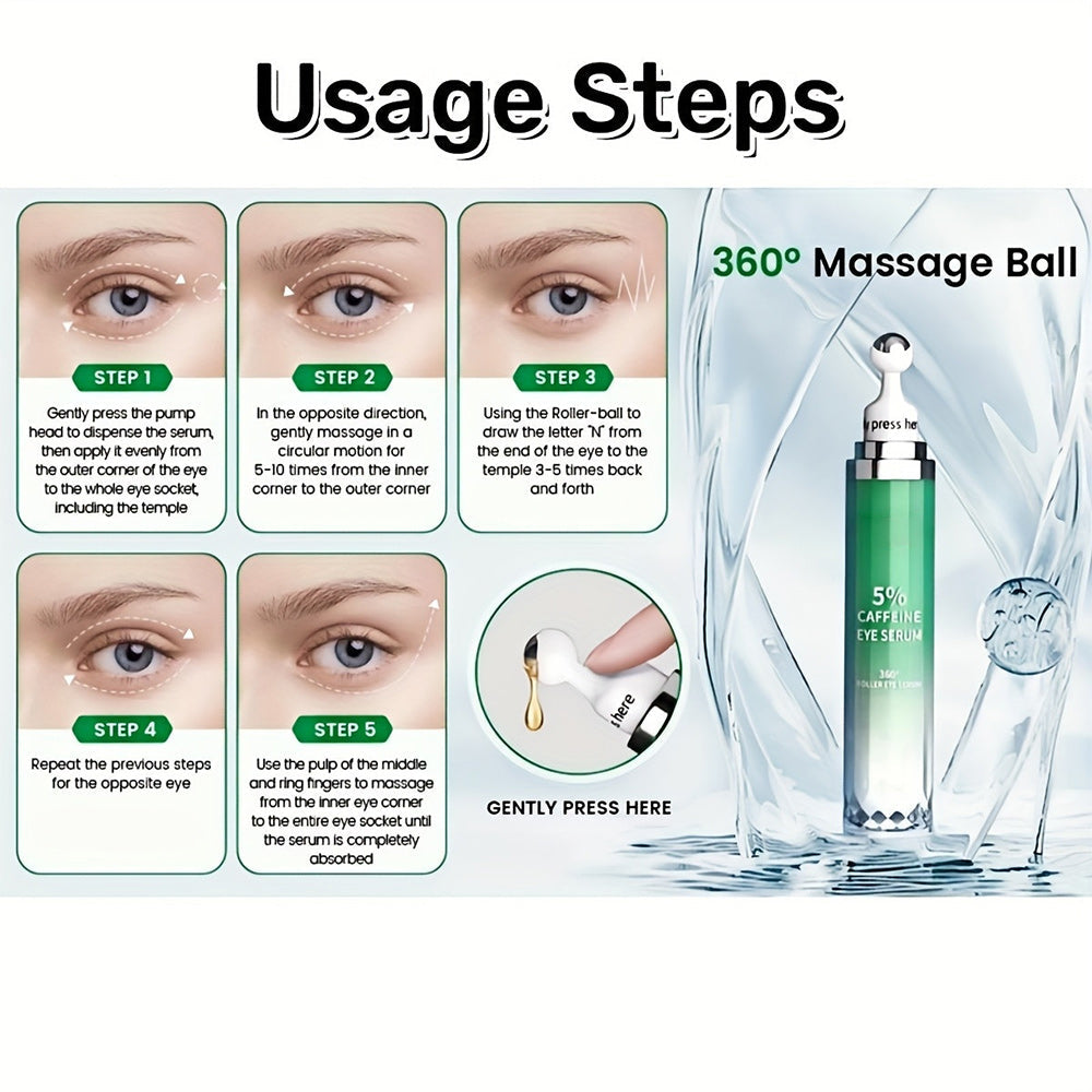Green Eye Cream With Caffeine And Collagen