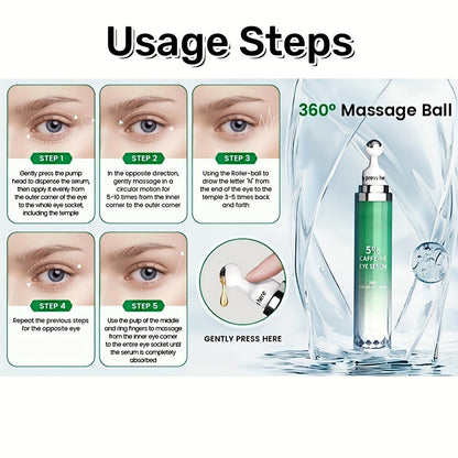 Green Eye Cream With Caffeine And Collagen